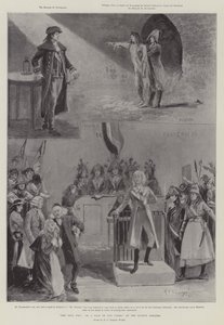 La seule voie ; ou, Un conte de deux villes, au Lyceum Theatre - Henry Charles Seppings Wright